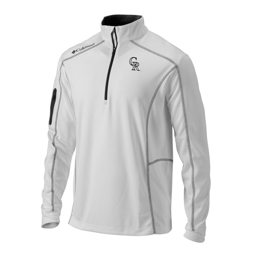 MLB Colorado Rockies Columbia Omni-Wick Shotgun Quarter-Zip Pullover