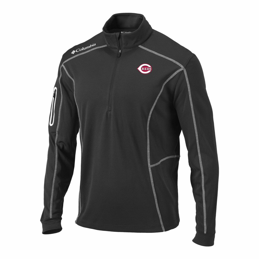 MLB Cincinnati Reds Columbia Omni-Wick Shotgun Quarter-Zip Pullover