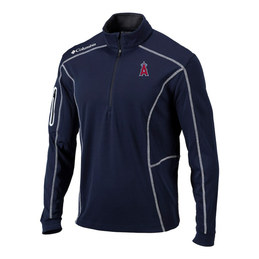 MLB Los Angeles Angels Columbia Omni-Wick Shotgun Quarter-Zip Pullover