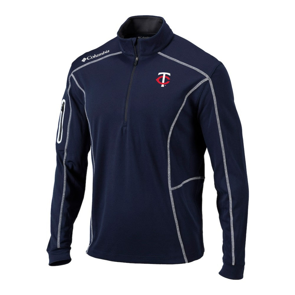 MLB Minnesota Twins Columbia Omni-Wick Shotgun Quarter-Zip Pullover