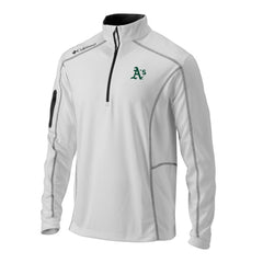 MLB Athletics Columbia Omni-Wick Shotgun Quarter-Zip Pullover