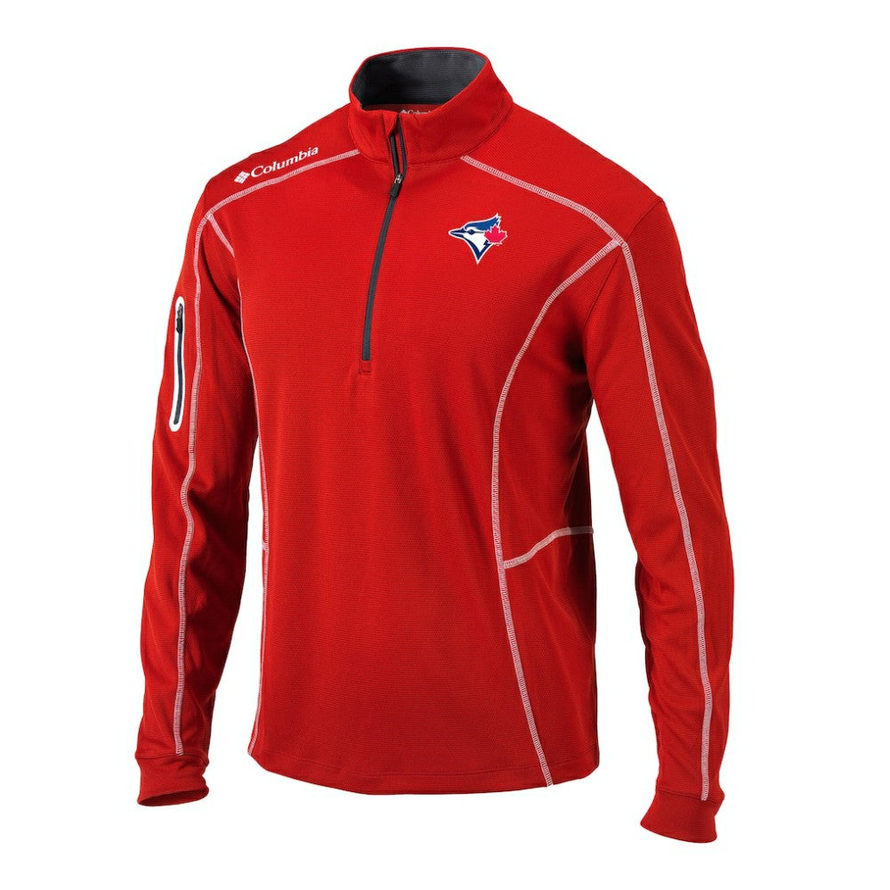 MLB Toronto Blue Jays Columbia Omni-Wick Shotgun Quarter-Zip Pullover