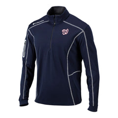 MLB Washington Nationals Columbia Omni-Wick Shotgun Quarter-Zip Pullover