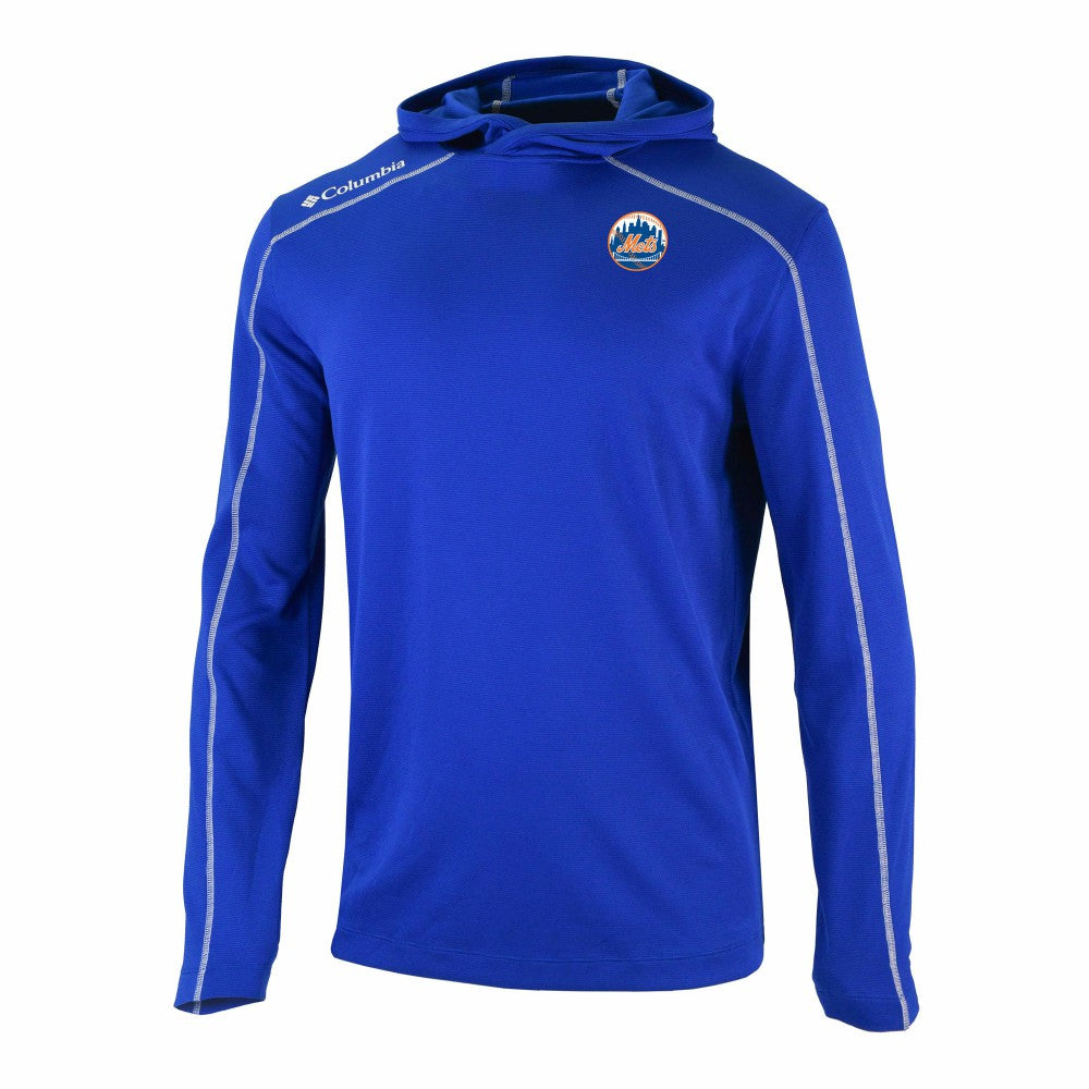 MLB New York Mets Columbia Omni-Wick Shotgun Pullover Hoodie