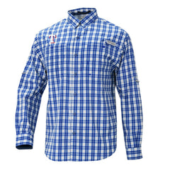 MLB Texas Rangers Columbia Super Tamiami Omni-Shade Long Sleeve Button-Down Shirt