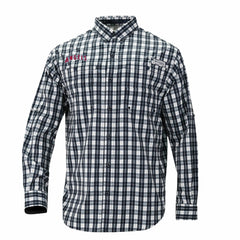 MLB Los Angeles Angels Columbia Super Tamiami Omni-Shade Long Sleeve Button-Down Shirt