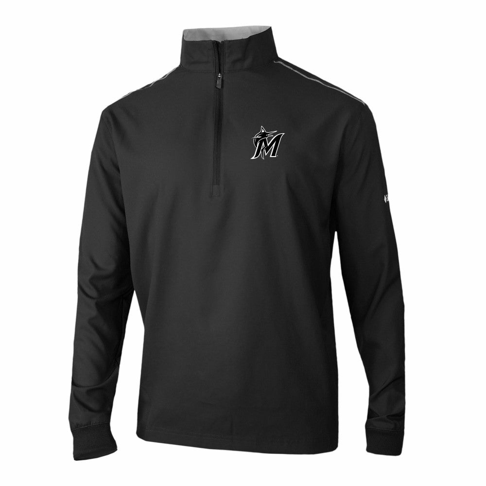 MLB Miami Marlins Columbia Omni-Wick Bogey's Paradise Quarter-Zip Pullover