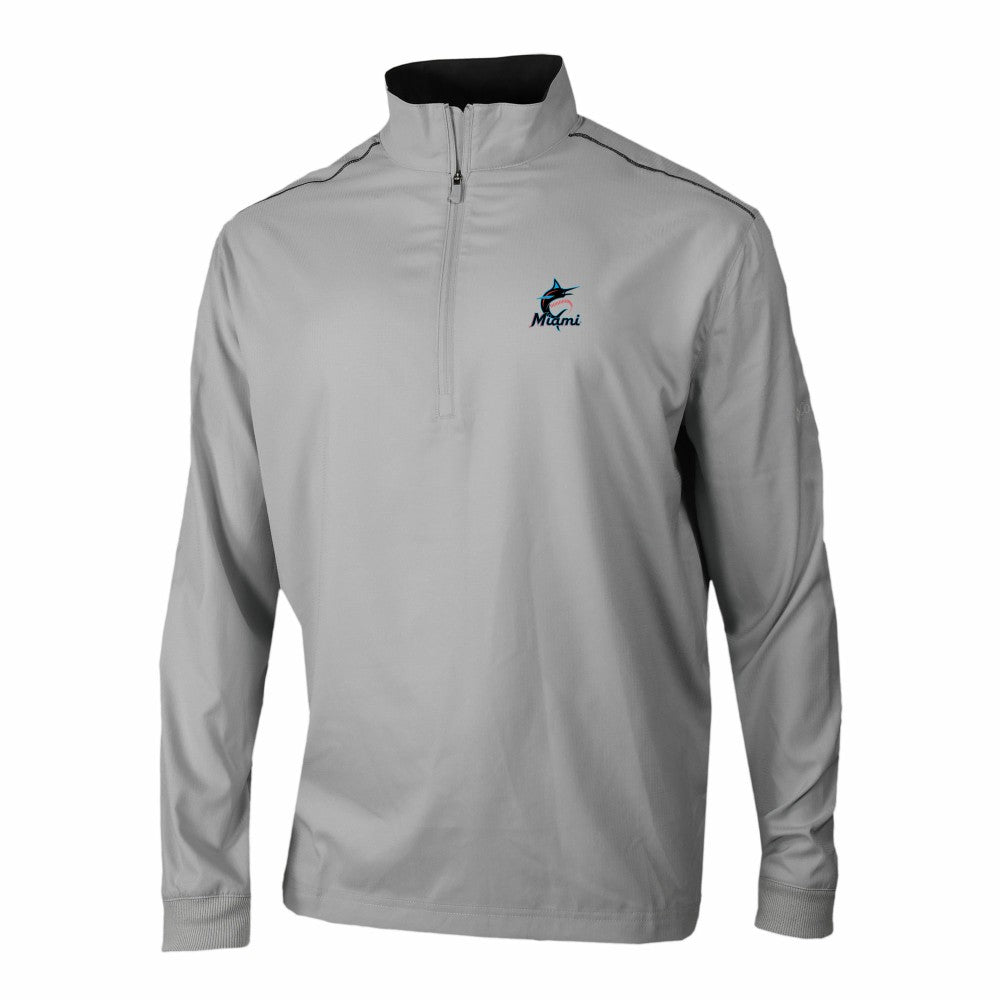 MLB Miami Marlins Columbia Omni-Wick Bogey's Paradise Quarter-Zip Pullover