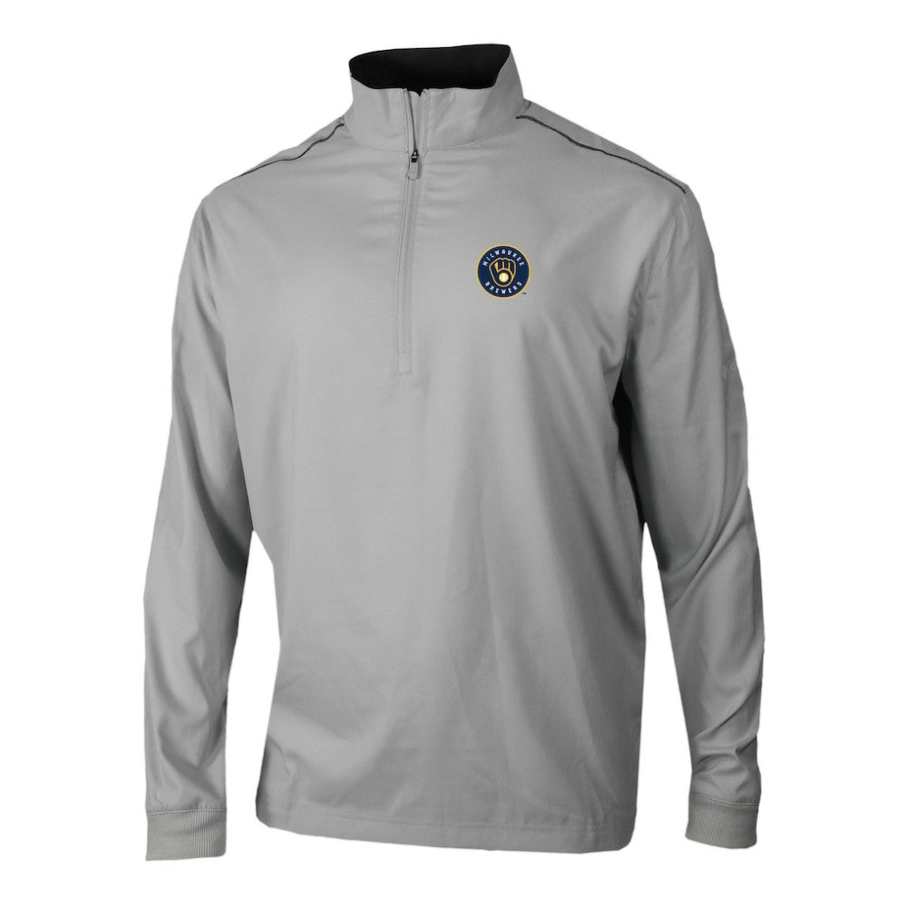 MLB Milwaukee Brewers Columbia Omni-Wick Bogey's Paradise Quarter-Zip Pullover