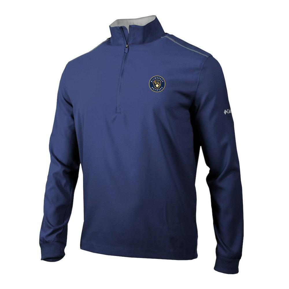 MLB Milwaukee Brewers Columbia Omni-Wick Bogey's Paradise Quarter-Zip Pullover