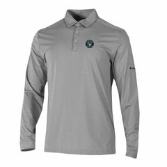 MLB Milwaukee Brewers Columbia Omni-Wick Pin High Long Sleeve Polo