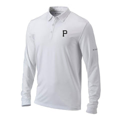 MLB Pittsburgh Pirates Columbia Omni-Wick Pin High Long Sleeve Polo
