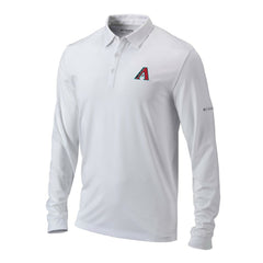 MLB Arizona Diamondbacks Columbia Omni-Wick Pin High Long Sleeve Polo