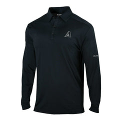 MLB Arizona Diamondbacks Columbia Omni-Wick Pin High Long Sleeve Polo