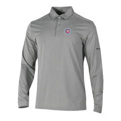 MLB Chicago Cubs Columbia Omni-Wick Pin High Long Sleeve Polo