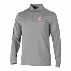 MLB Cincinnati Reds Columbia Omni-Wick Pin High Long Sleeve Polo