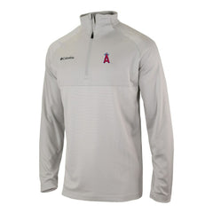 MLB Los Angeles Angels Columbia Omni-Wick Raglan Rockin' It Quarter-Zip Pullover