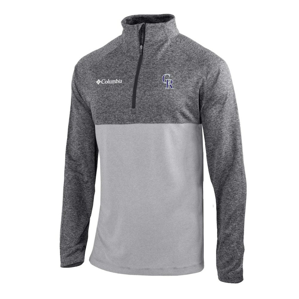 MLB Colorado Rockies Columbia Omni-Wick Raglan Rockin' It Quarter-Zip Pullover