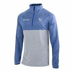 MLB Kansas City Royals Columbia Omni-Wick Raglan Rockin' It Quarter-Zip Pullover