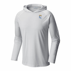 MLB Kansas City Royals Columbia Terminal Tackle Omni-Shade Raglan Pullover Hoodie