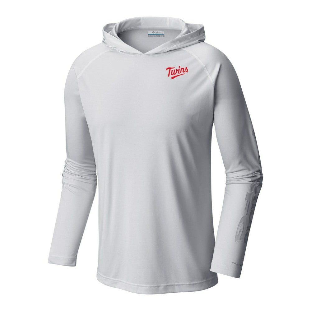 MLB Minnesota Twins Columbia Terminal Tackle Omni-Shade Pullover Hoodie