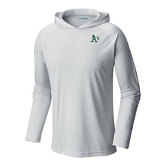 MLB Athletics Columbia Terminal Tackle Omni-Shade Pullover Hoodie