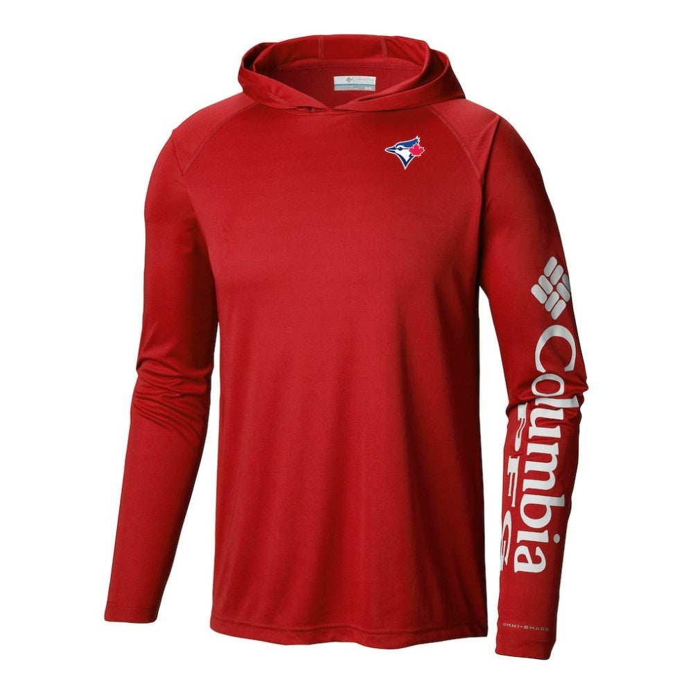 MLB Toronto Blue Jays Columbia Terminal Tackle Omni-Shade Pullover Hoodie