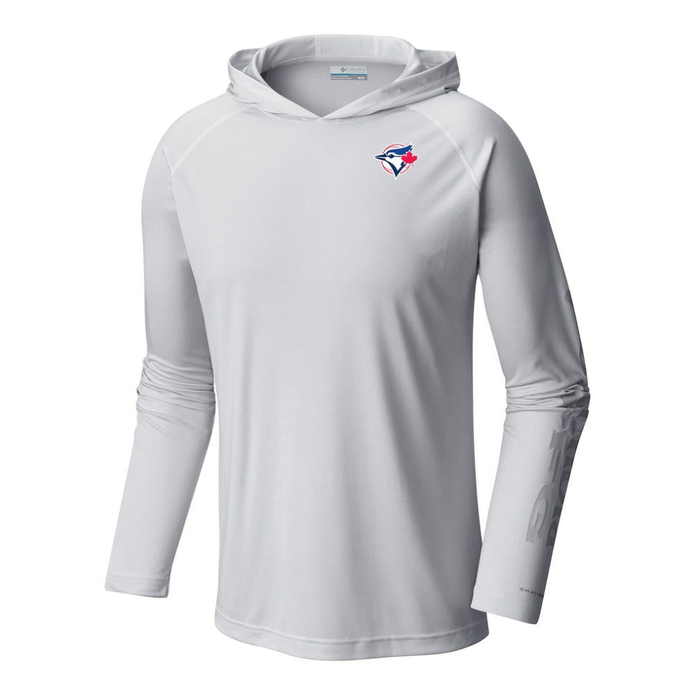 MLB Toronto Blue Jays Columbia Terminal Tackle Omni-Shade Pullover Hoodie