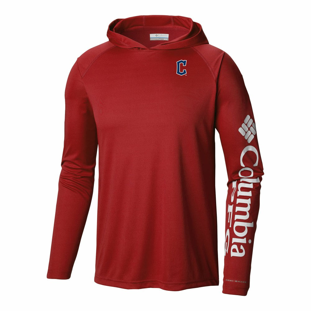 MLB Cleveland Guardians Columbia Terminal Tackle Omni-Shade Pullover Hoodie