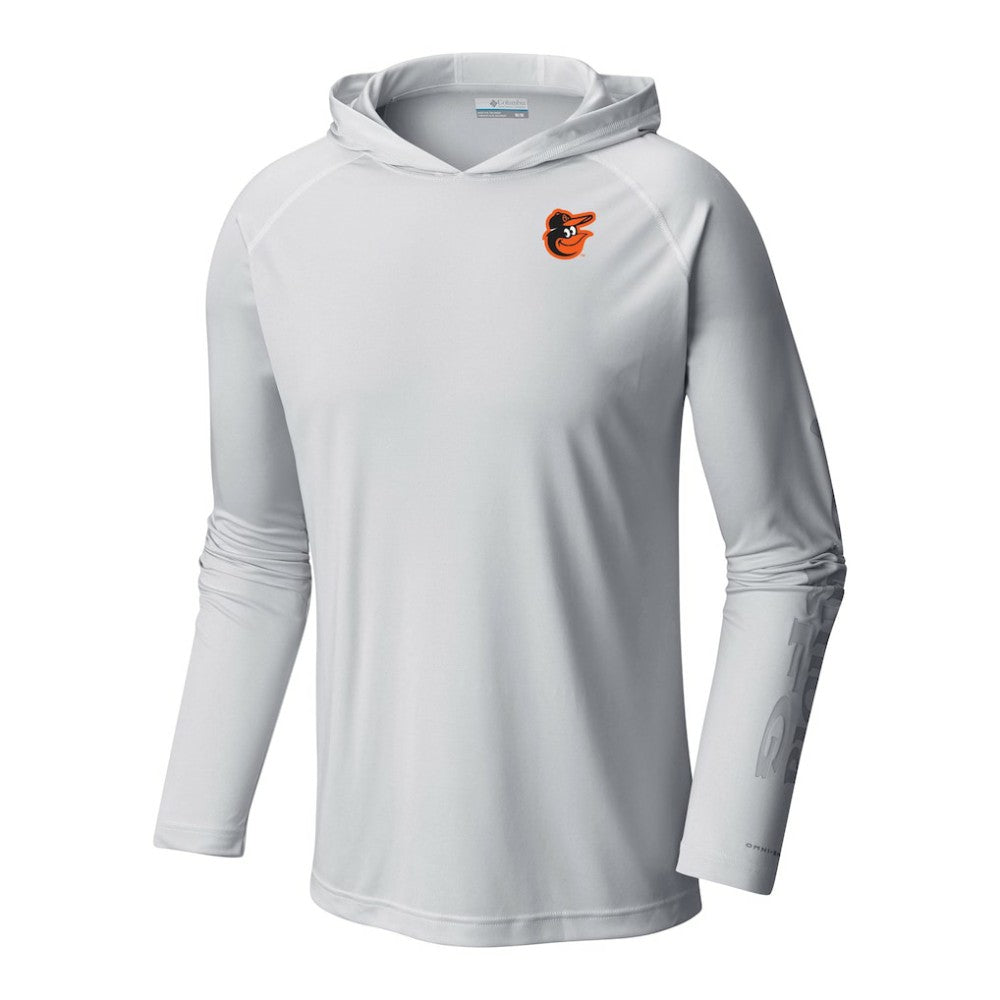 MLB Baltimore Orioles Columbia Terminal Tackle Omni-Shade Pullover Hoodie