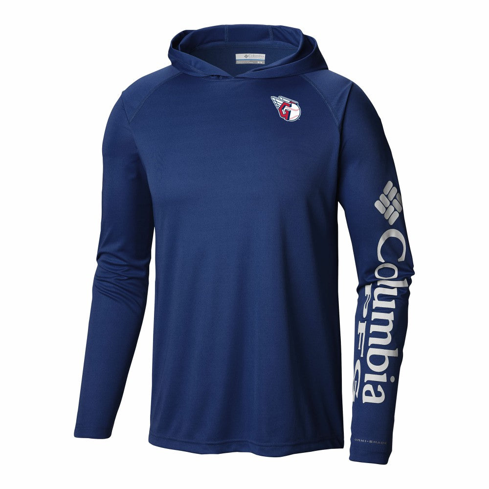 MLB Cleveland Guardians Columbia Terminal Tackle Omni-Shade Pullover Hoodie