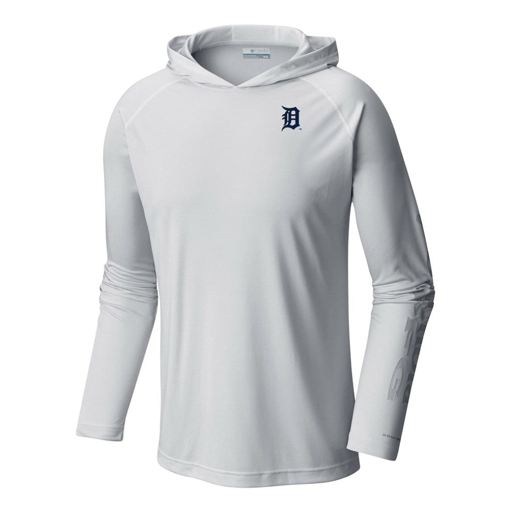 MLB Detroit Tigers Columbia Terminal Tackle Omni-Shade Pullover Hoodie