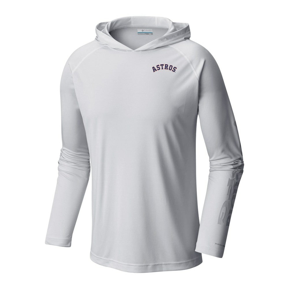 MLB Houston Astros Columbia Terminal Tackle Omni-Shade Pullover Hoodie
