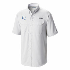 MLB Kansas City Royals Columbia Omni-Wick Low Drag Offshore Button-Up Shirt