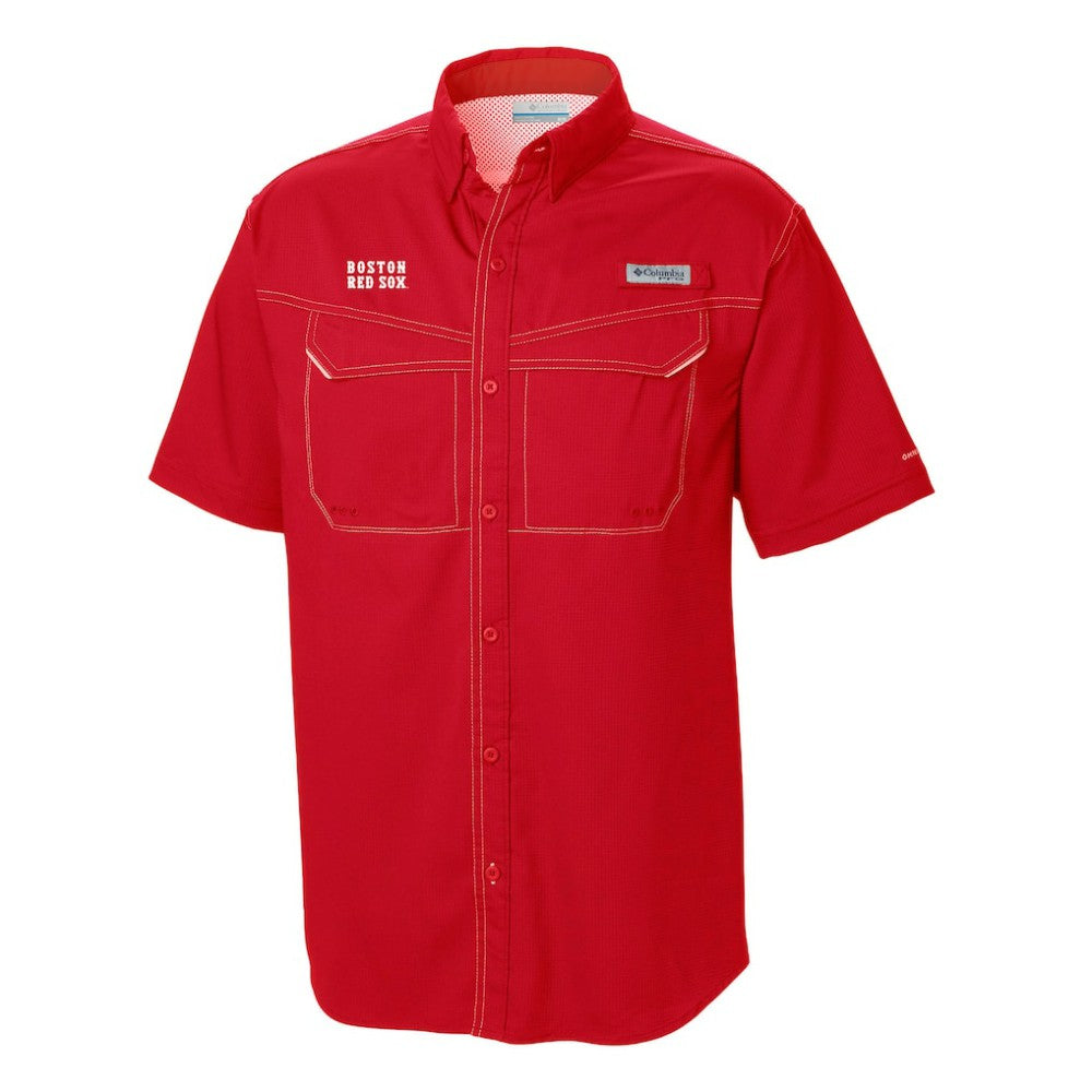 MLB Boston Red Sox Columbia Omni-Wick Low Drag Offshore Button-Up Shirt