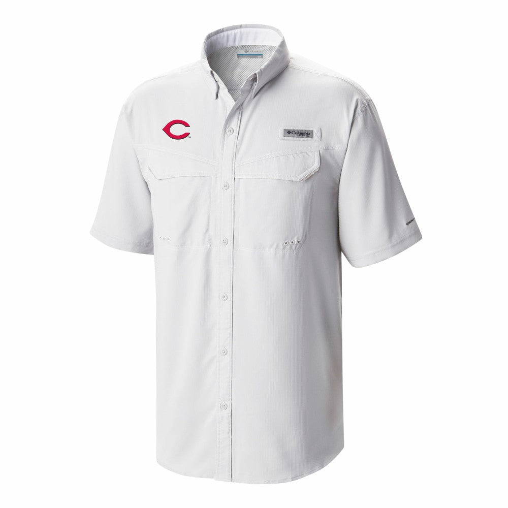 MLB Cincinnati Reds Columbia Omni-Wick Low Drag Offshore Button-Up Shirt