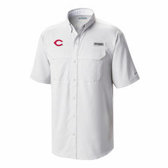 MLB Cincinnati Reds Columbia Omni-Wick Low Drag Offshore Button-Up Shirt