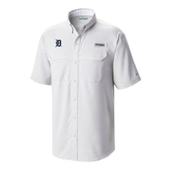 MLB Detroit Tigers Columbia Omni-Wick Low Drag Offshore Button-Up Shirt