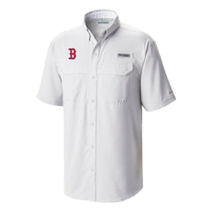 MLB Boston Red Sox Columbia Omni-Wick Low Drag Offshore Button-Up Shirt