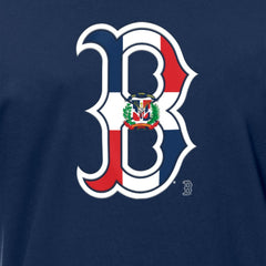 MLB Boston Red Sox New Era Dominican Republic Flag Logo T-Shirt