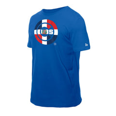 MLB Chicago Cubs New Era Dominican Republic Flag Logo T-Shirt