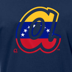 MLB Atlanta Braves New Era Venezuelan Flag Logo T-Shirt