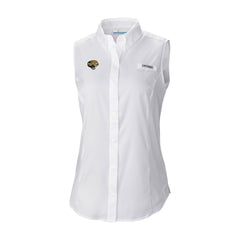 Women's Historic Tamiami Omni-Shade Sleeveless Button-Up Shirt - Jacksonville Jaguars