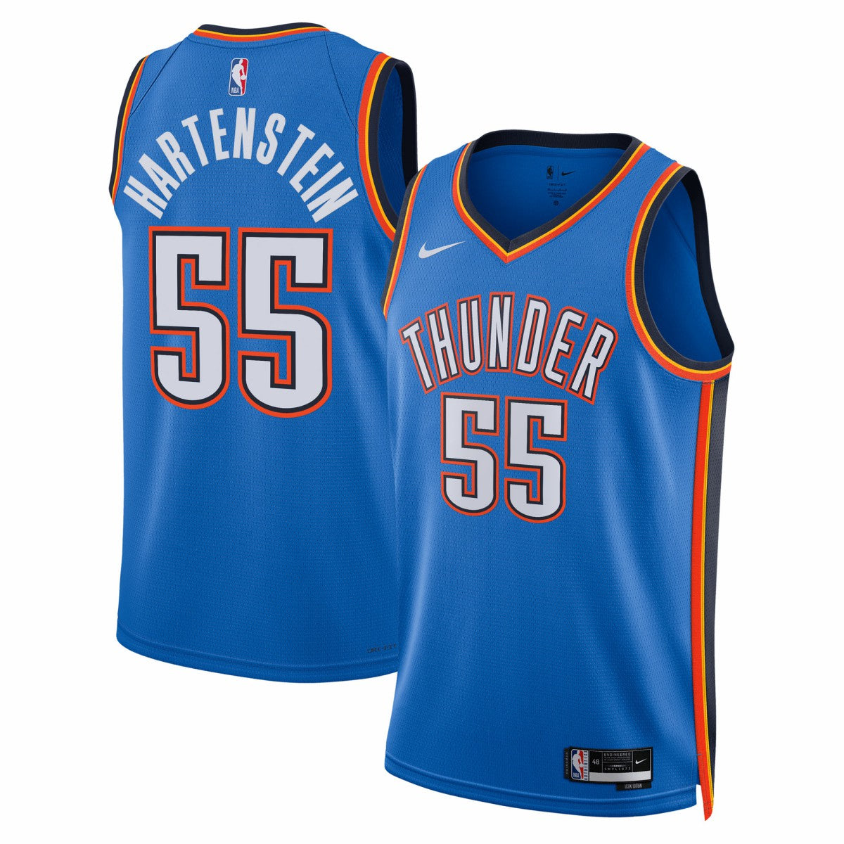 NBA Isaiah Hartenstein Oklahoma City Thunder Unisex Swingman Player Jersey
