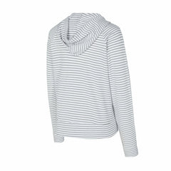Concepts Sport Women's Liftoff Striped V-Neck Hoodie - Minnesota Vikings