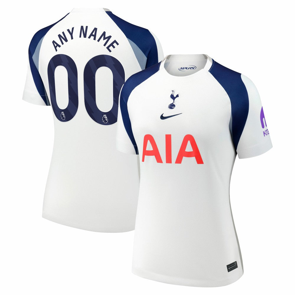 Tottenham Hotspur Women's 2025/26 Home Replica Custom Jersey - Nike White