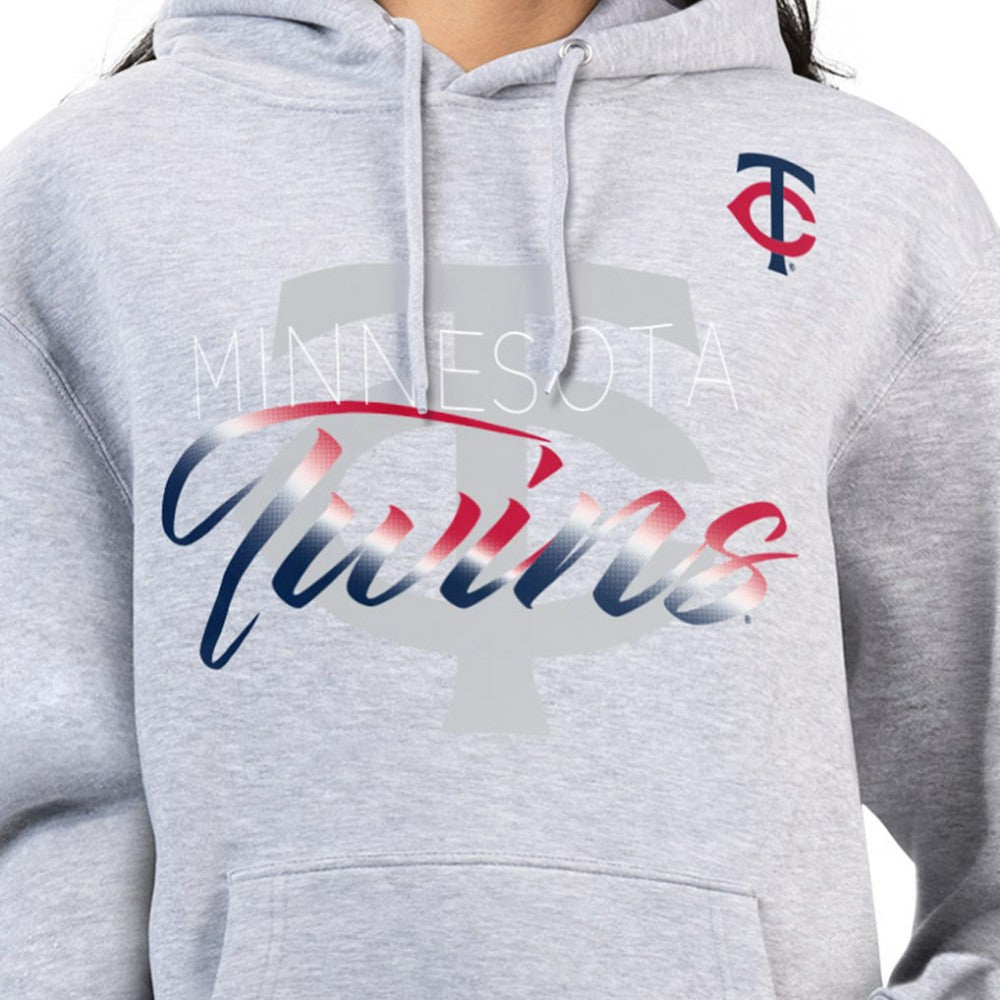MLB Minnesota Twins G-III 4Her by Carl Banks Women's Shadow Logo Graphic Pullover Hoodie