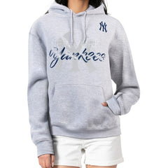 MLB New York Yankees G-III 4Her by Carl Banks Women's Shadow Logo Graphic Pullover Hoodie