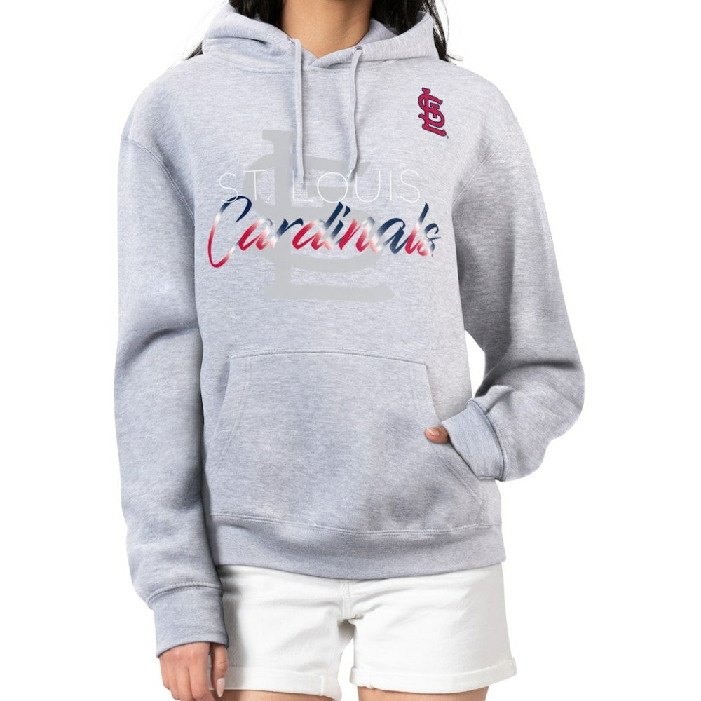 MLB St. Louis Cardinals G-III 4Her by Carl Banks Women's Shadow Logo Graphic Pullover Hoodie