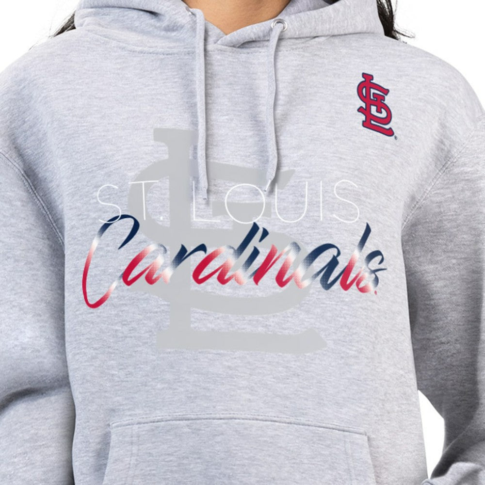 MLB St. Louis Cardinals G-III 4Her by Carl Banks Women's Shadow Logo Graphic Pullover Hoodie